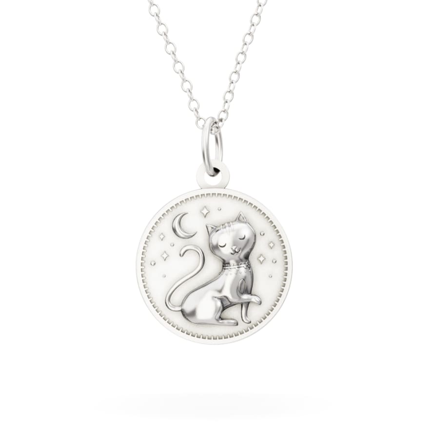 LICENSED TO CHARM Licensed to Charm - Sterling Silver Enchanted Animals Cat Necklace Set