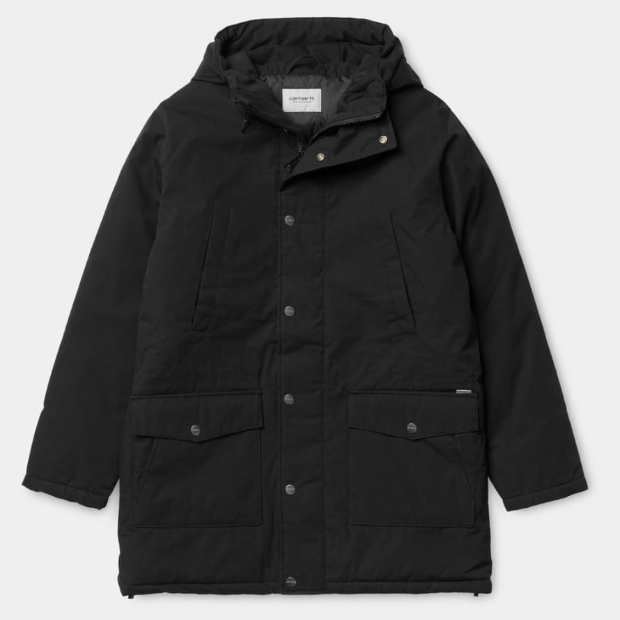 Carhartt Black Polyester Tropper Parka