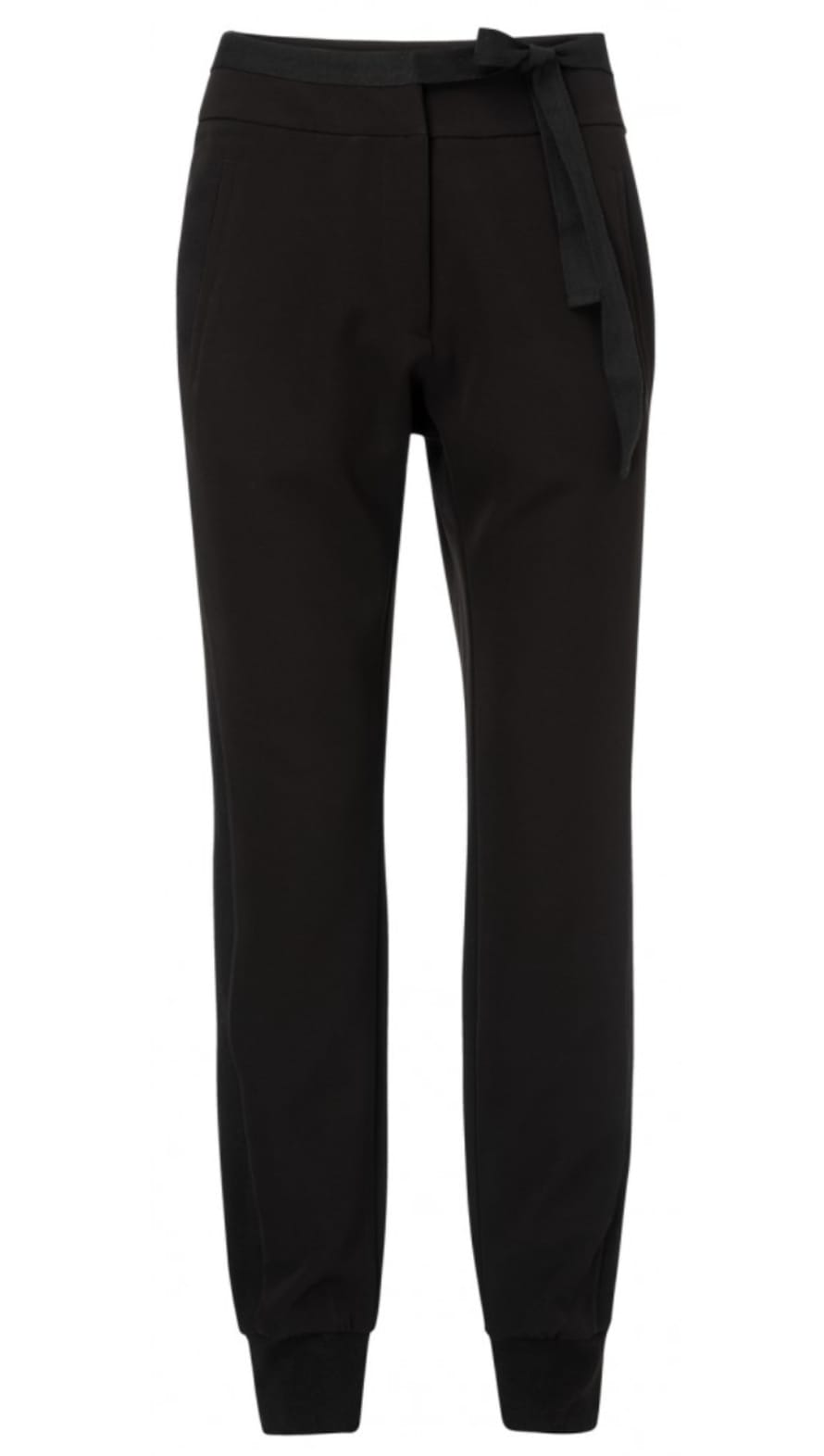 Yaya High Waisted Trousers with Ankle Cuffs 