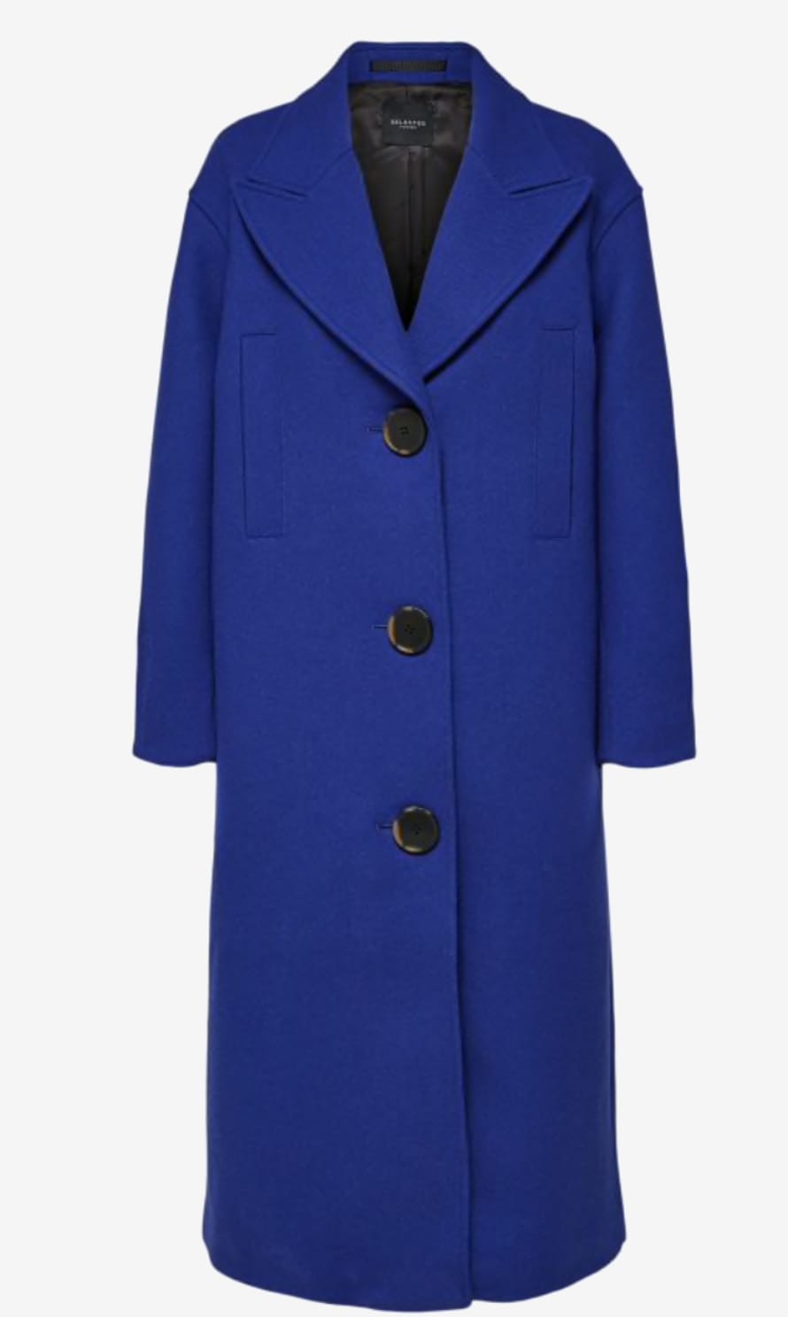 Selected Femme Oda Wool Coat - Royal Blue 