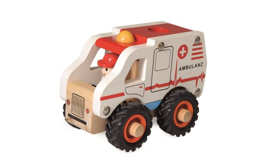Egmont Toys Wooden Ambulance Toy