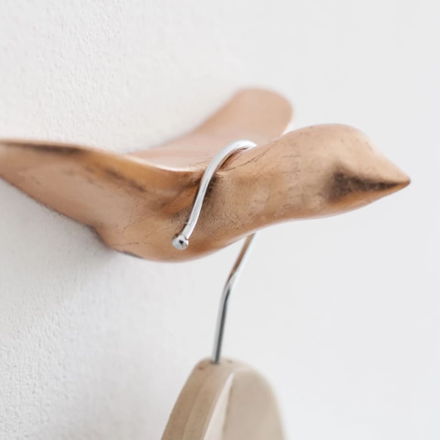 Thomas Poganitsch Design The Bird - Wall Hook in Copper