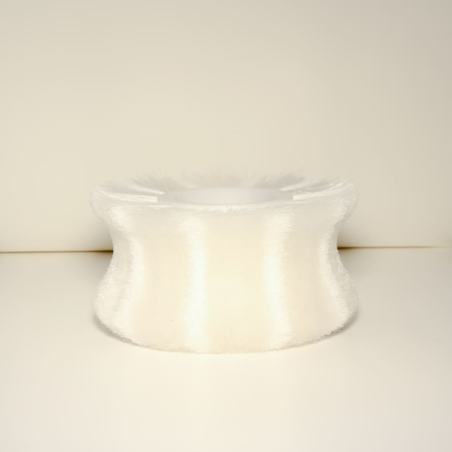 Design by O Transparent White Zouzou Spline Vase