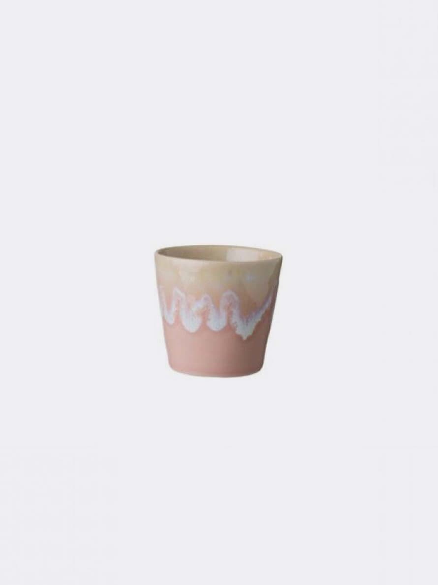 COSTA NOVA Old Pink Glazed Stoneware Expresso Cup (set of 6)