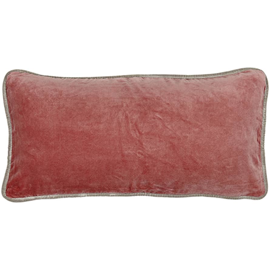 Liv Interior 30 x 60cm Rose Velvet Cushion