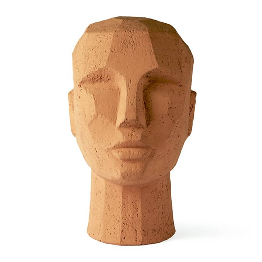 Mink Interiors Modern Sculpted Terracotta Head