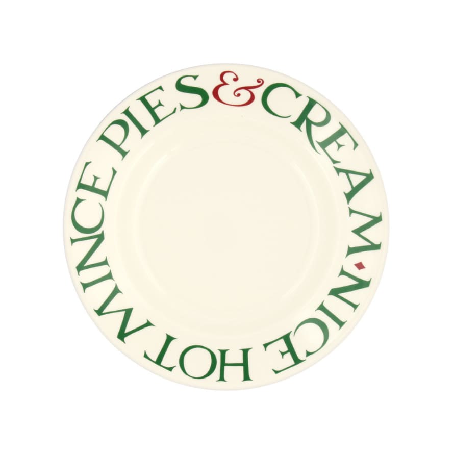 Emma Bridgewater Christmas Toast Mince Pies 8 1/2" Plate