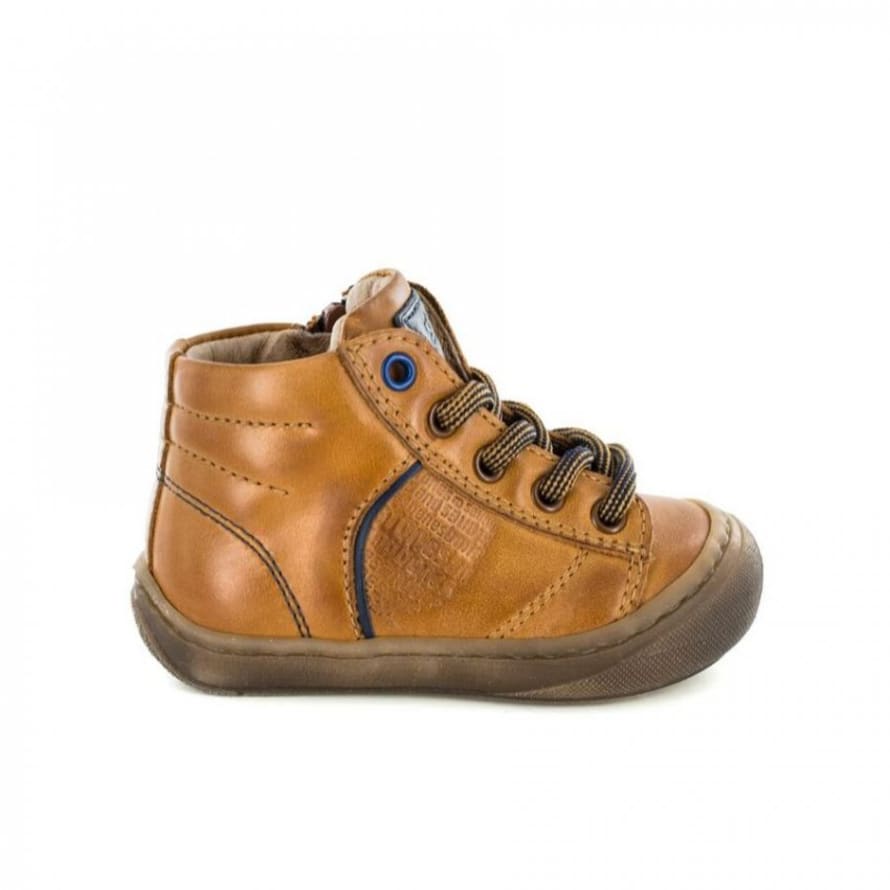 Stones and Bones Camel Leather Kids Shoes
