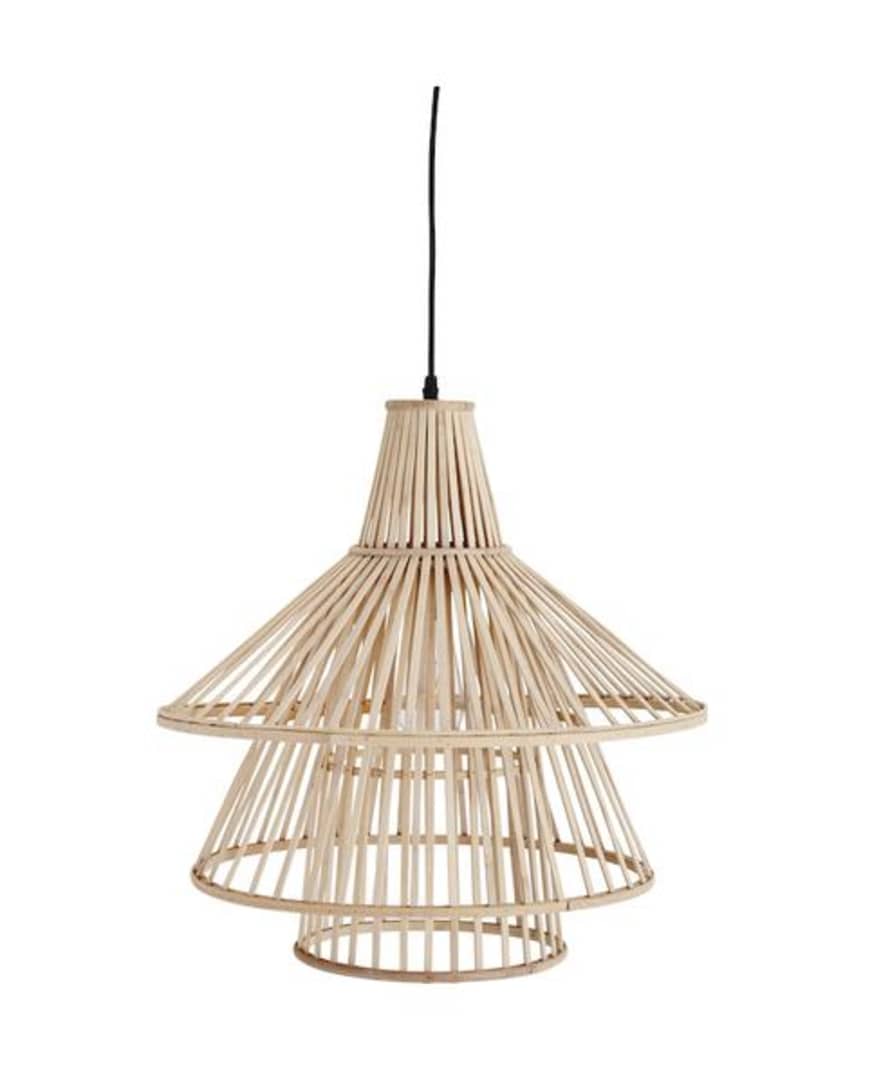 Madam Stoltz Bamboo Tiered Pendant Light