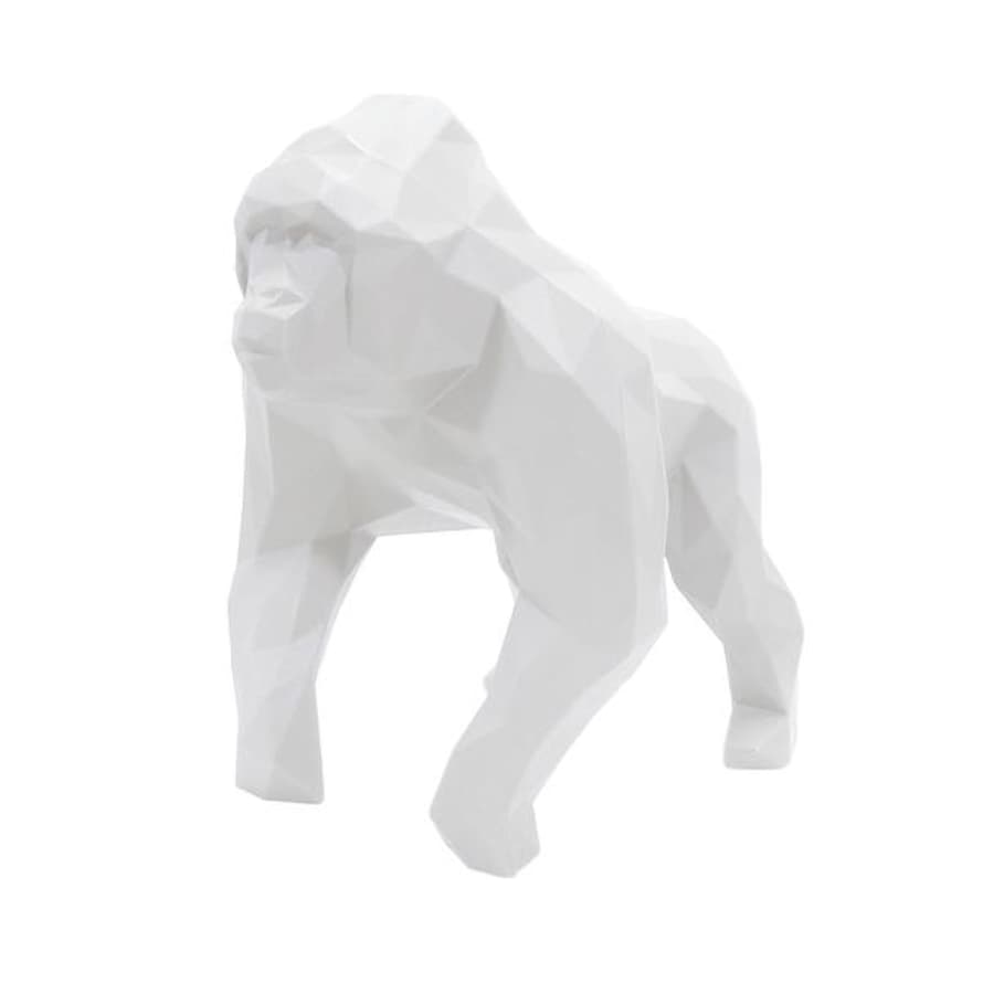 MAROKKA Gus Gorilla Sculpture White