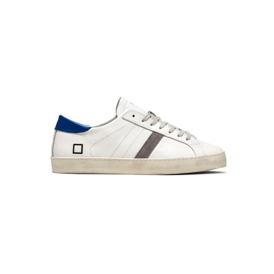 D.A.T.E. Sneakers White and blue children's sneakers