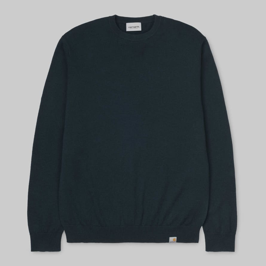 Carhartt Duck Blue Lambswool Playoff Sweater