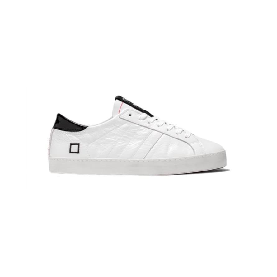 D.A.T.E. Sneakers White Leather Hill Low Pop Womens Sneakers