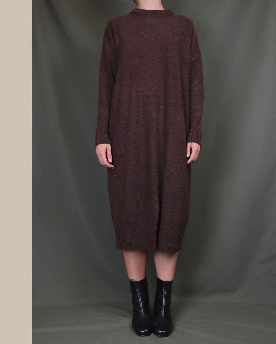 Diarte Chocolate Wool Dress