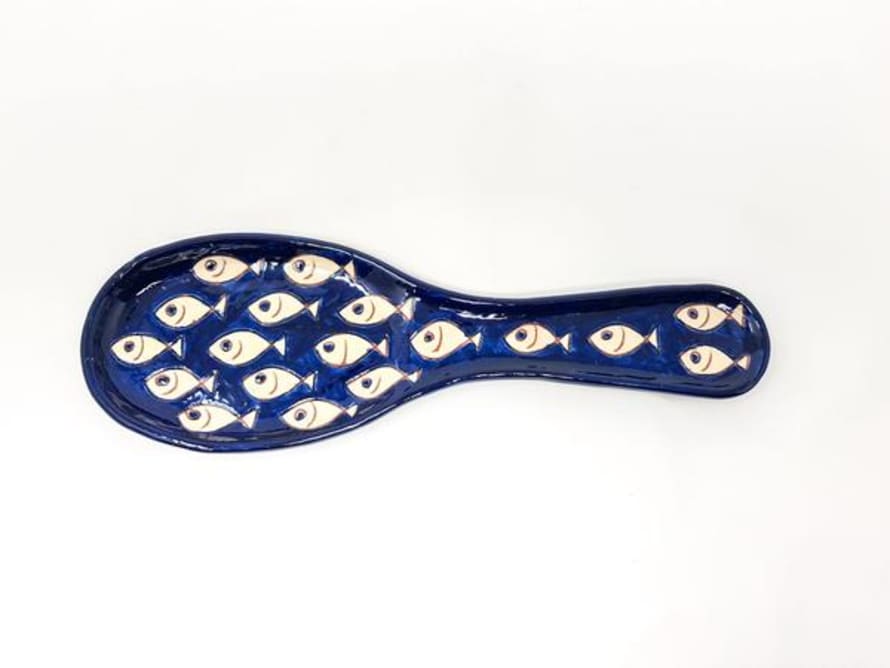 Divine Deli White Fish Spoon Rest