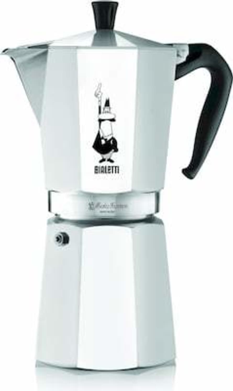 Barista & Co Bialetti Moka Express Aluminium Stovetop Coffee Pot 18 Cup