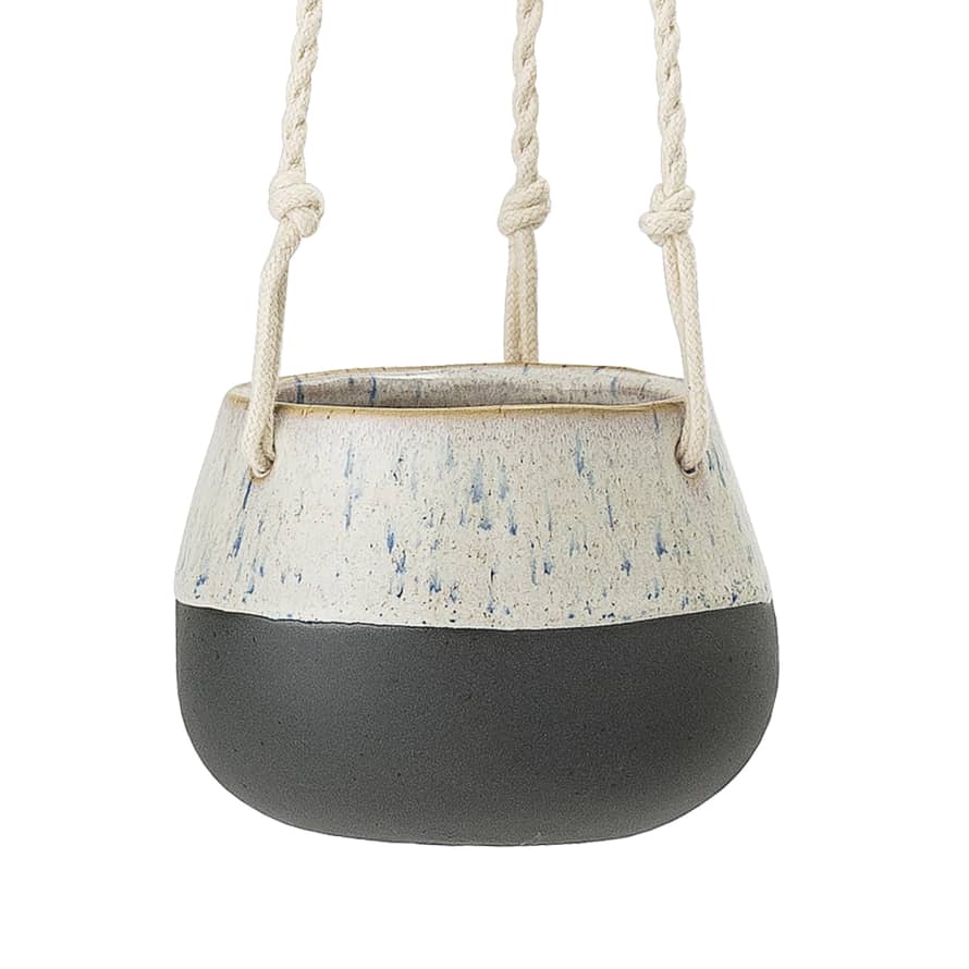 Bloomingville Small Stoneware Hanging Planter