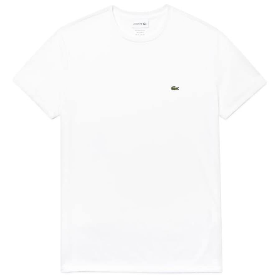 Lacoste Th 6709 Pima Cotton T Shirt White