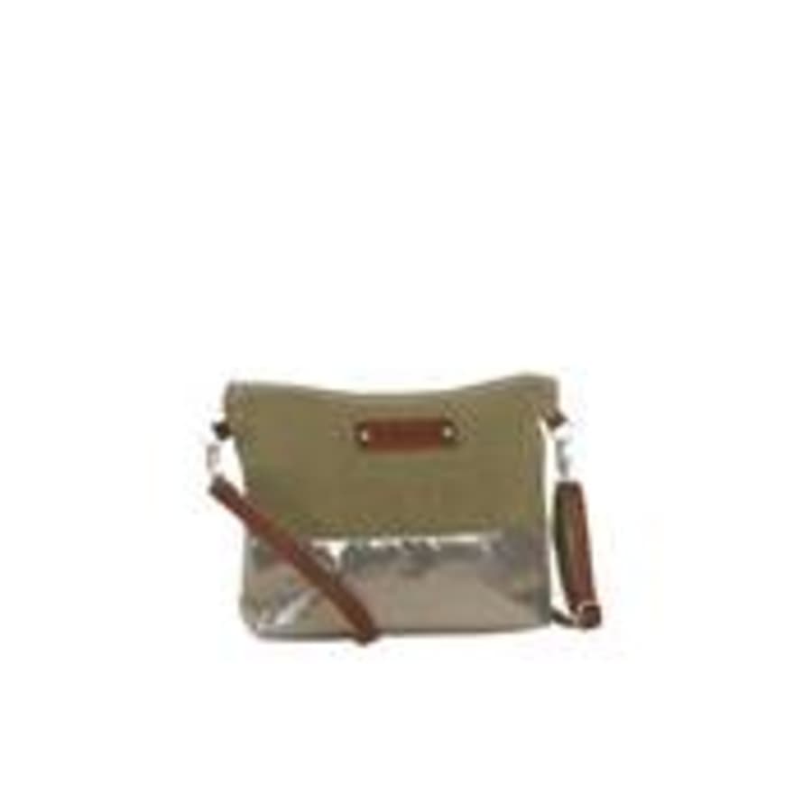 Le voyage en panier Khaki Luxo Polyester Trendy Shiny Bag