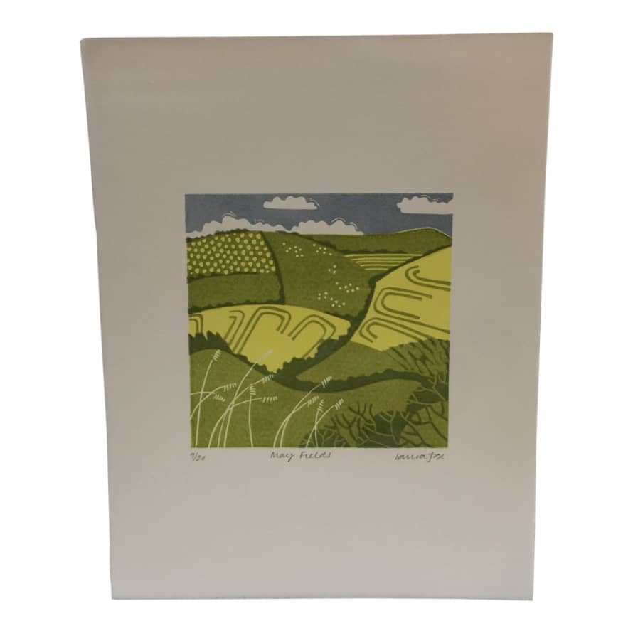 Laura Fox Prints & Textiles May Fields Screen Print