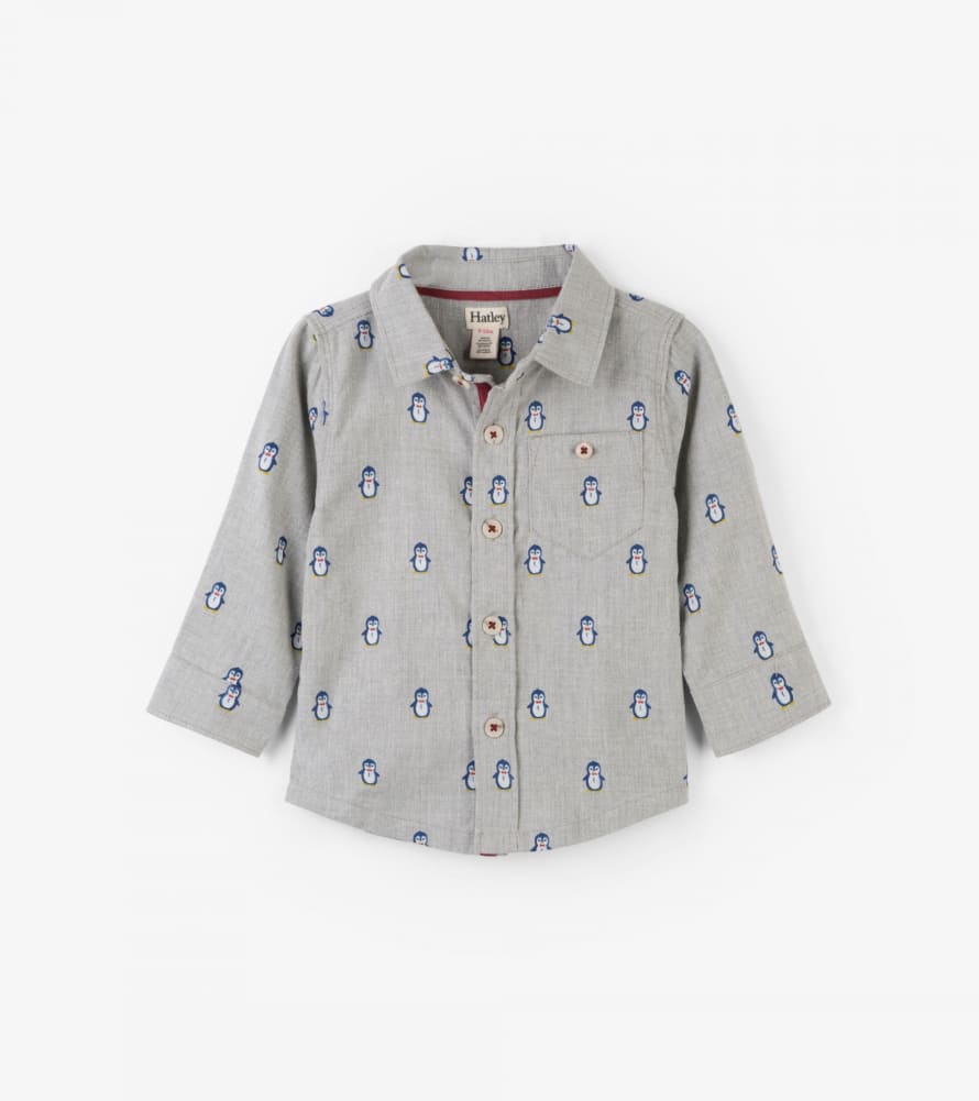 Hatley  Dapper Penguins Baby Button-Down