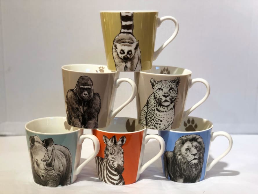 Churchill The Kingdom No 1 Set of 6 Mugs 