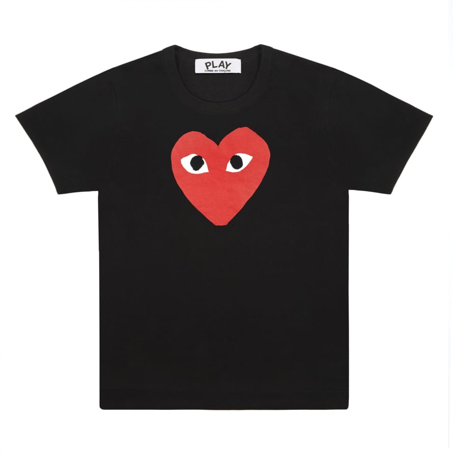 Comme Des Garcons Red Play T-Shirt (Black) P1T112