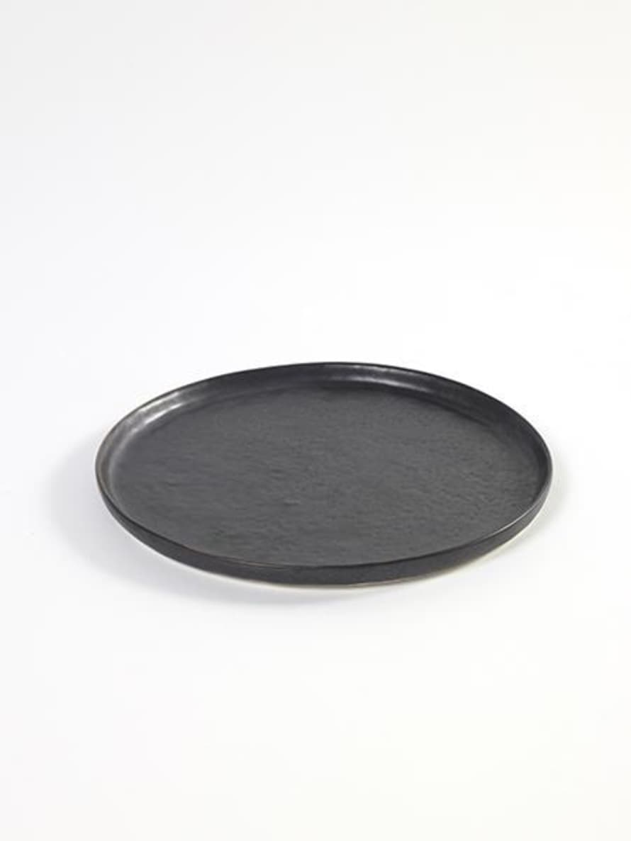 Pascale Naessens for Serax Pure - Medium Black Plate (28cm) - 2 pieces