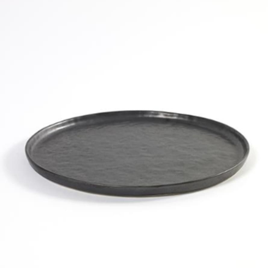 Pascale Naessens for Serax Pure - Small Black Plate (22cm) - 2 pieces