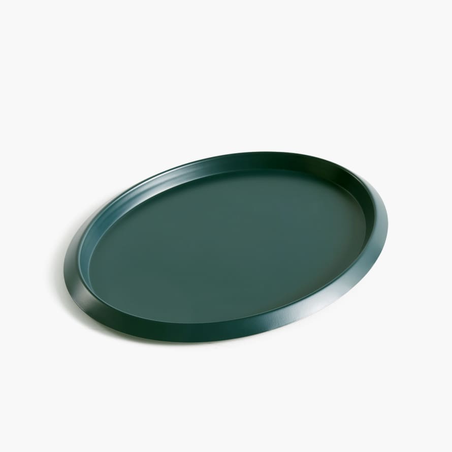 HAY Ellipse Tray S Dark Green