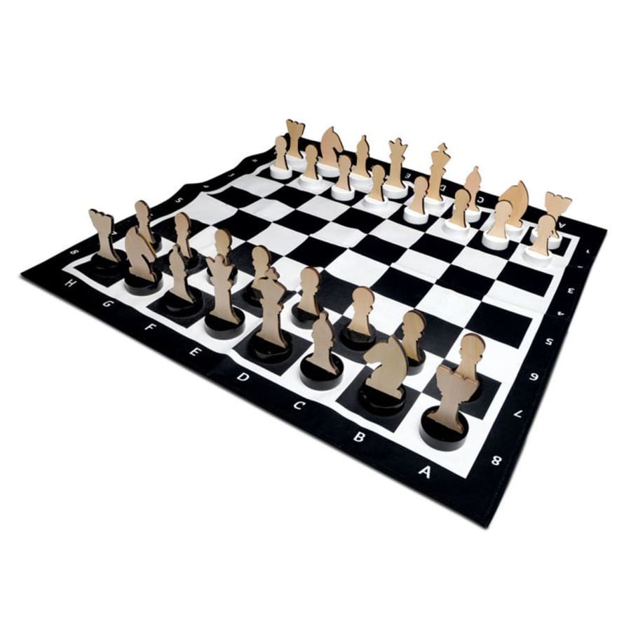 BS Toys Extra Large Wood Giant Chess Board Game