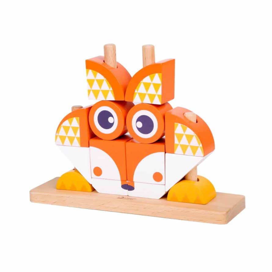 Classic World Wooden Fox Block Set