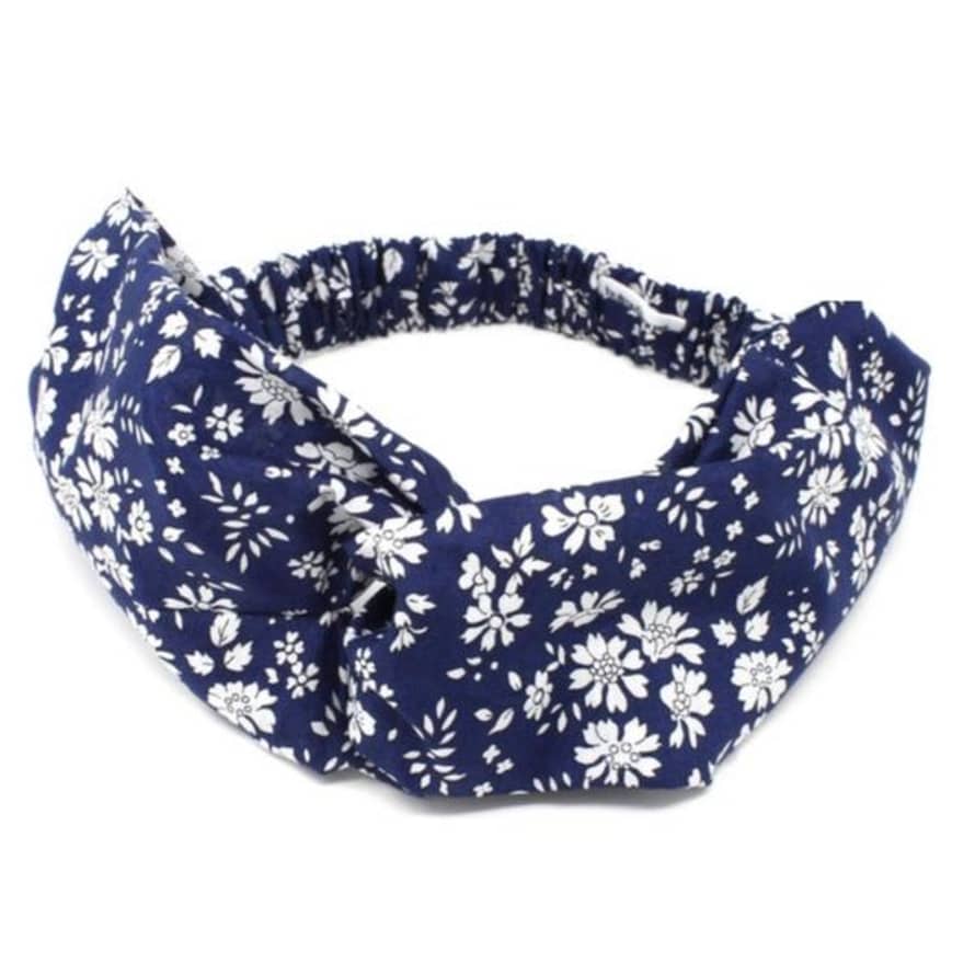 Holme & Moss  Blue Headband Liberty Print Caple A