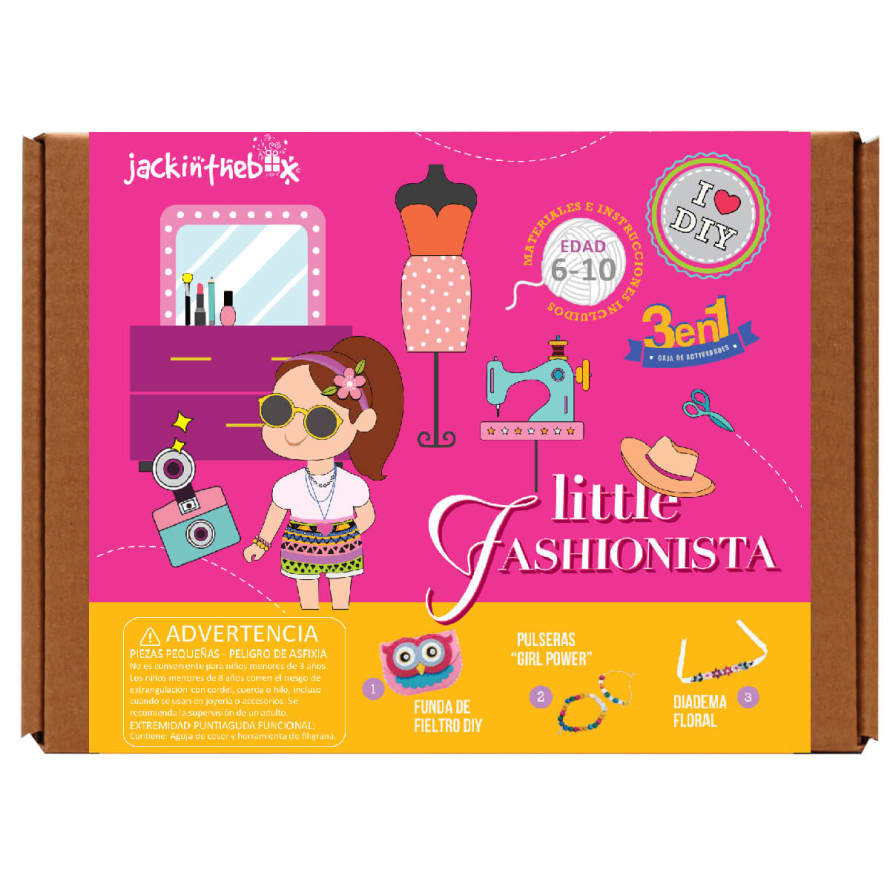 Jackinthebox 3 in 1 Little Designer Crafts Box