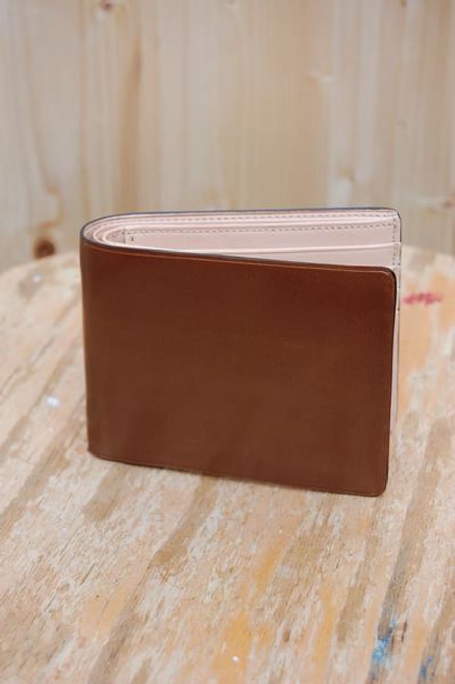 Il Bussetto Bi Fold Wallet Caramel