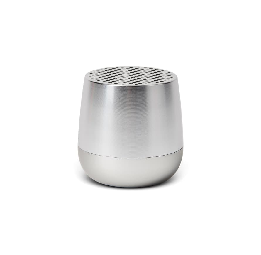 Lexon 36 x 36mm Silver Aluminium Mino Mini Speaker