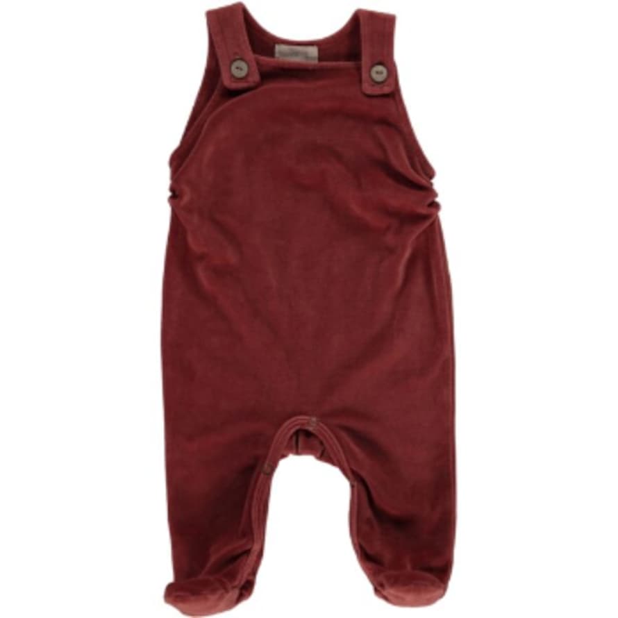 Bean's Barcelona Bordeaux Organic Cotton Baby Rompers