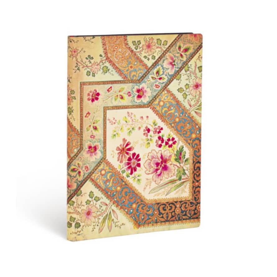 paperblanks Filigree Floral Ivory Midi Flexi Journal