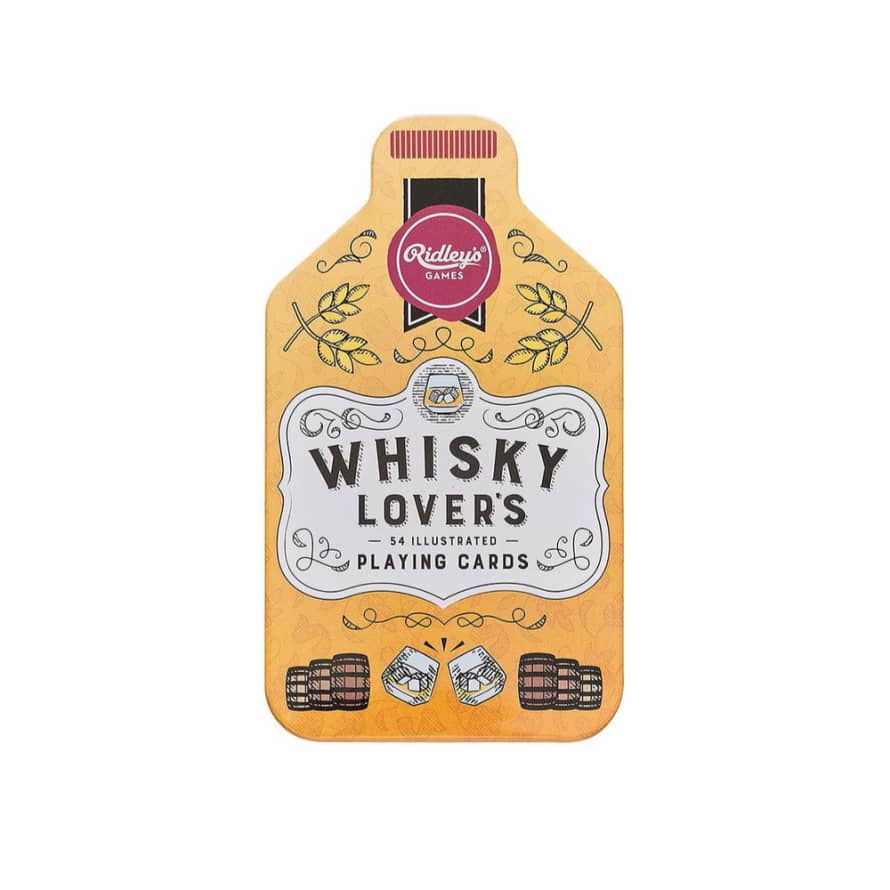 Ridleys Whisky Lovers Illustrated Playing Cards