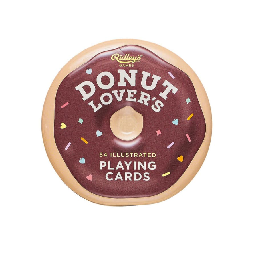 Ridleys Donut Lover's Illustrated Playing Cards