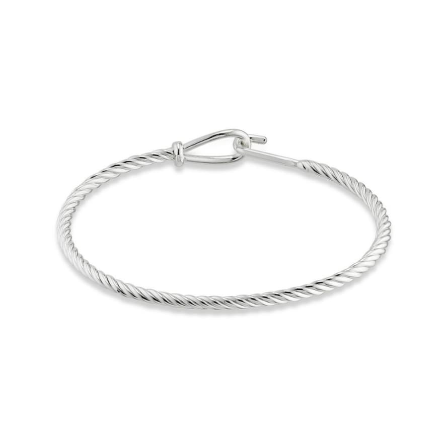 Pilgrim 18cm Silver Plated Cece Twisted Bracelet