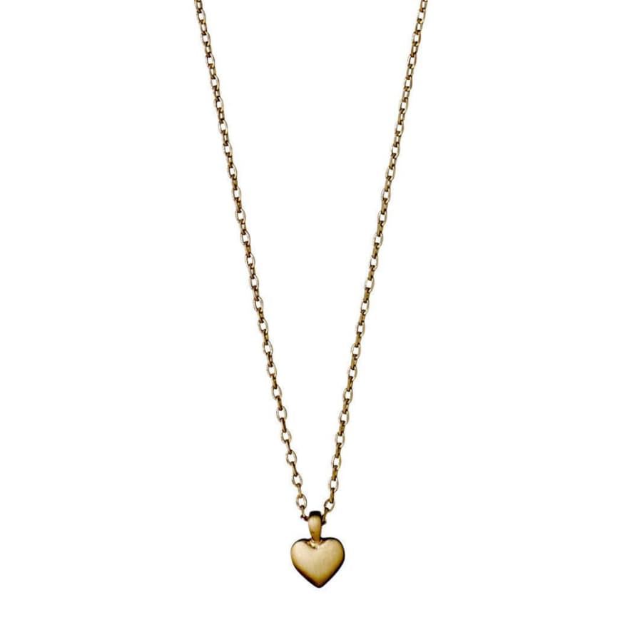 Pilgrim 40cm Gold Plated Brass and Zinc Sophia Heart Necklace