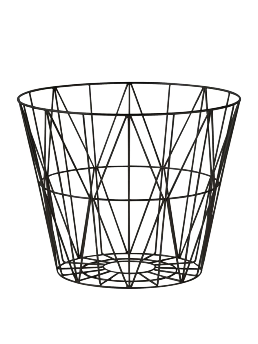 Fermliving Small Black Wire Basket