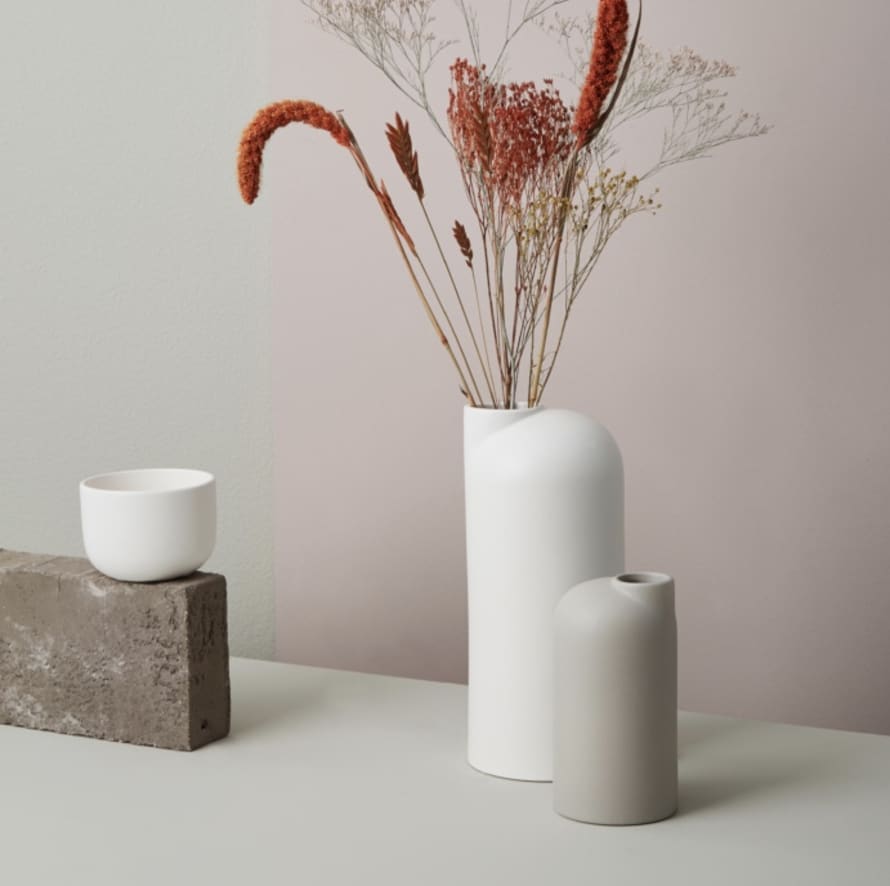Trouva: Oohh Collective Ceramic Vase / Carafe in Sand - small
