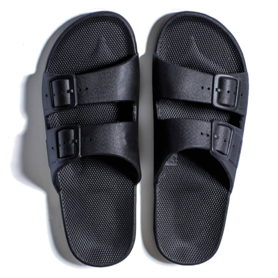 Freedom Moses Slippers Black