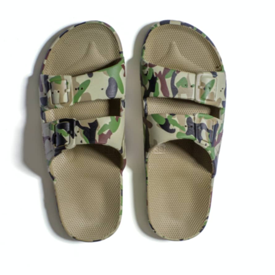 Freedom Moses Slippers Army Khaki