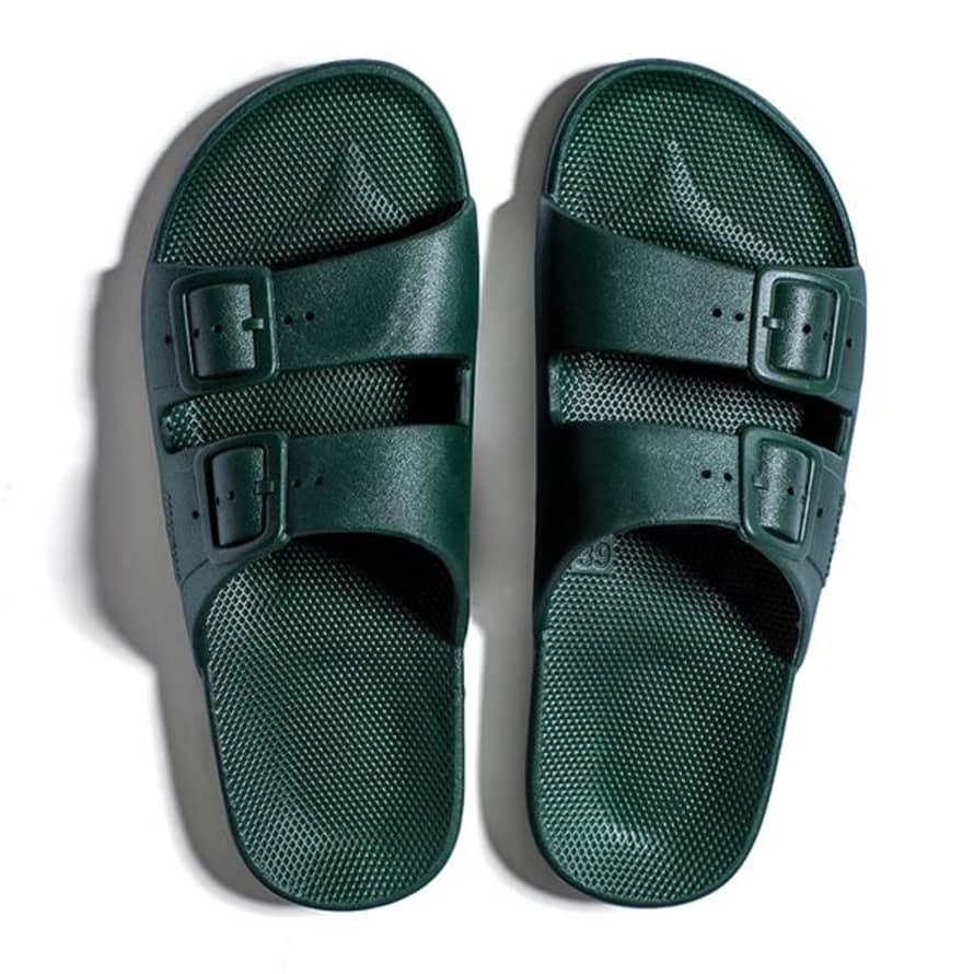 Freedom Moses Bottle Green Slippers Amazonia