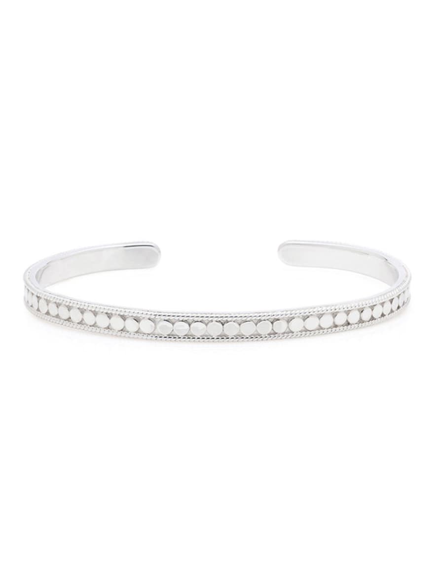 Anna Beck Sterling Silver Dotted Stacking Cuff Bracelet