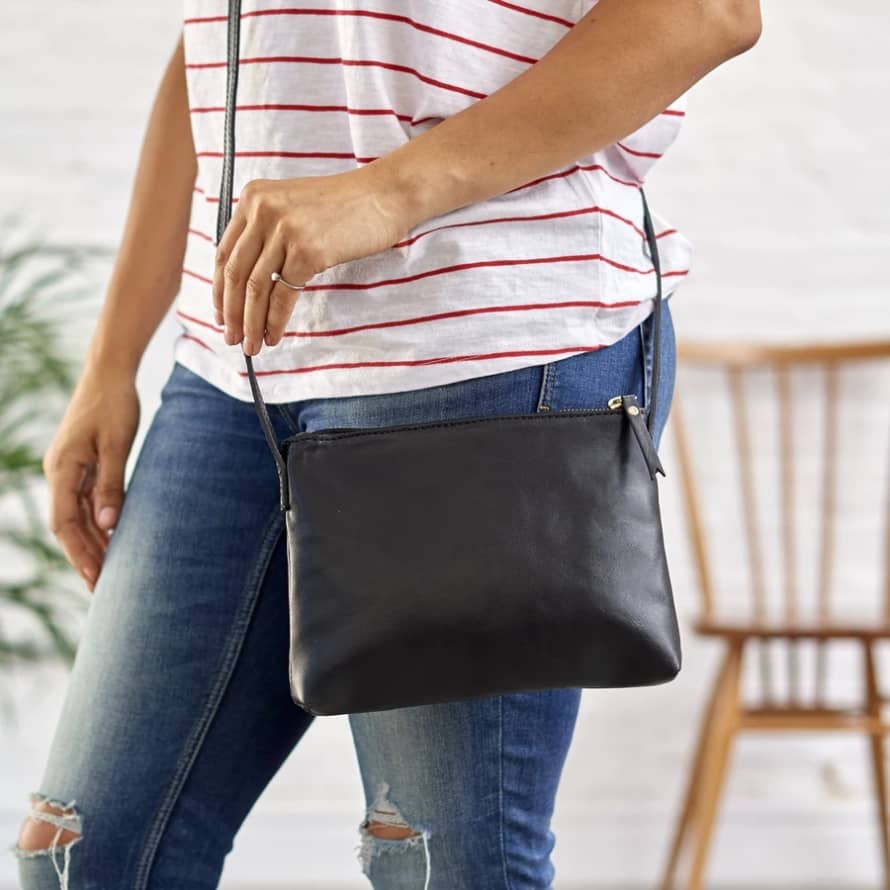 Vida Vida Small Women's Leather Handbag