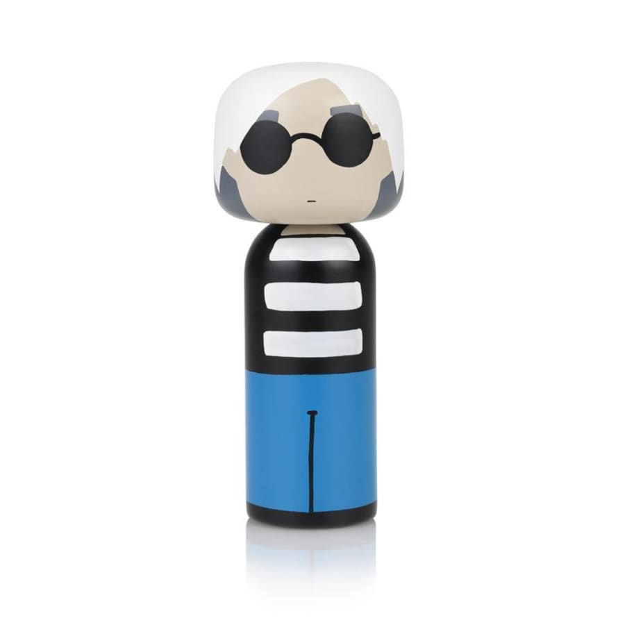 Lucie Kaas Wooden Andy Warhol Figurine